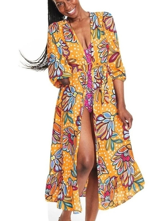 Tabitha Brown Dresses & Skirts - 1x Floral/Polka Dot Print Cover-Up from the Tabitha Brown for Target
